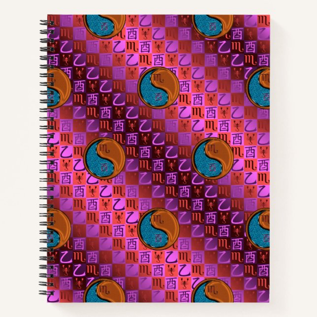 Carnet Scorpion & Coq de Bois (Devant)