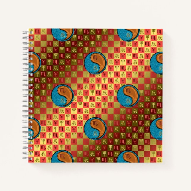 Carnet Scorpion & Dragon de Bois (Devant)