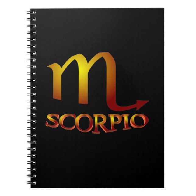 Carnet Scorpion Étoile Or (Devant)