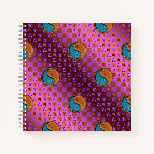 Carnet Scorpion & Sanglier de Bois (Devant)