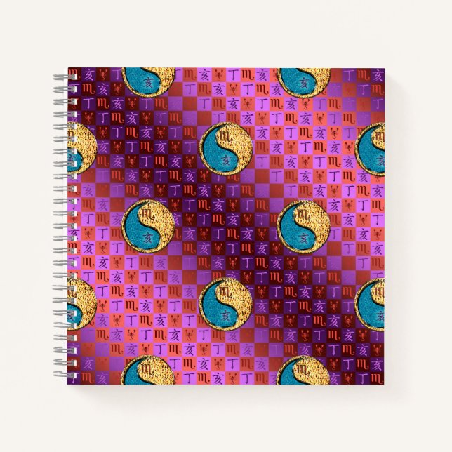 Carnet Scorpion & Sanglier de feu (Devant)