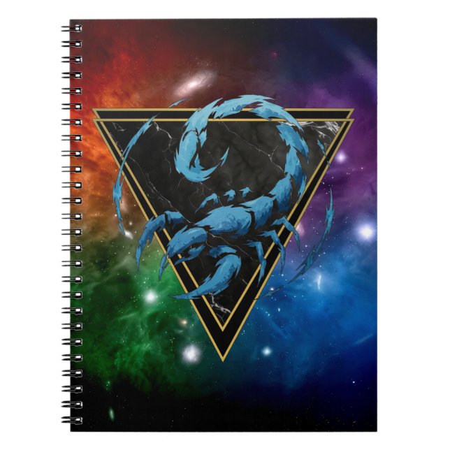 Carnet Scorpion Zodiaque Cadeau Astrologie (Devant)