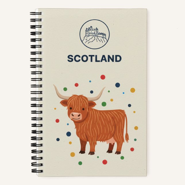 Carnet Scotland Heritage & Highland Cow Photo Archive (Recto)