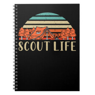 Carnet Scout Life Campfire Aventure Nature Lover Camper