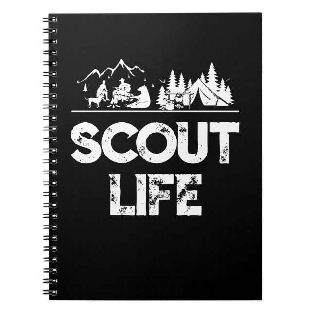 Carnet Scout Life Scouting Amateurs Cadeaux Randonnée Hap (Devant)