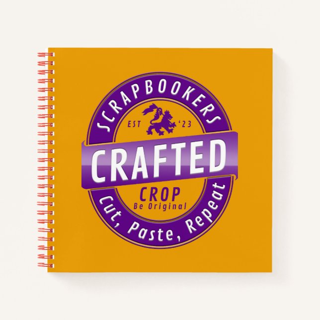 Carnet Scrapbookers - Couper, coller et répéter (Devant)