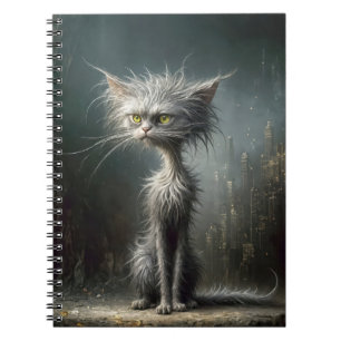 Carnet Scruffy City Street Cat