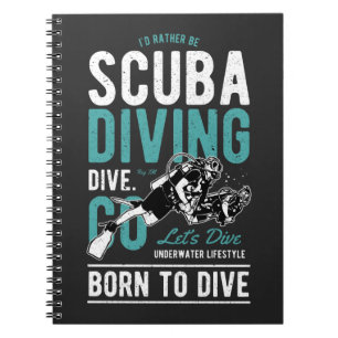 Carnet Scuba Diving Born To Dive Sports