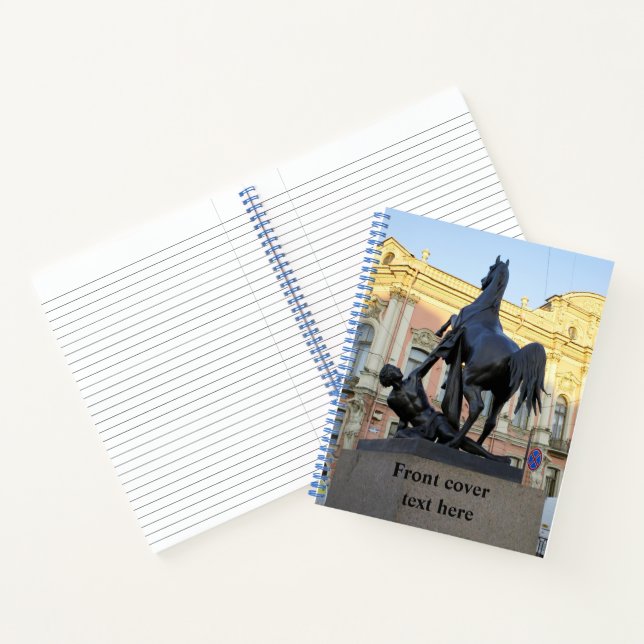 Carnet Sculptures du pont Anichkov à Saint-Pétersbourg (Intérieur)