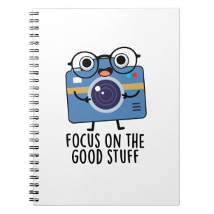 Carnet Se concentrer sur les bonnes choses Pun positif po