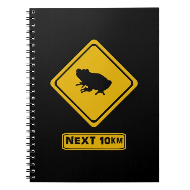 Carnet se méfier des grenouilles (Devant)