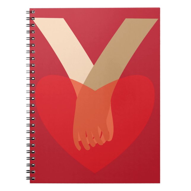 Carnet Se tenir la main (Devant)