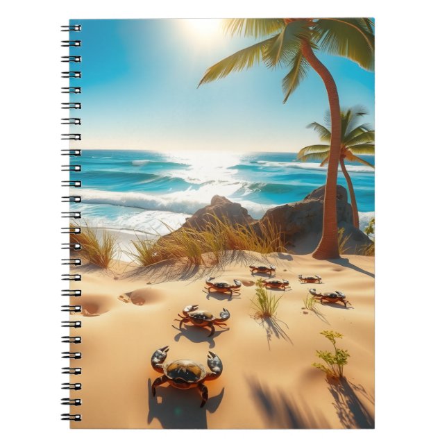 Carnet Sea  Crabs on Tropical Beach – Serene Ocea (Devant)