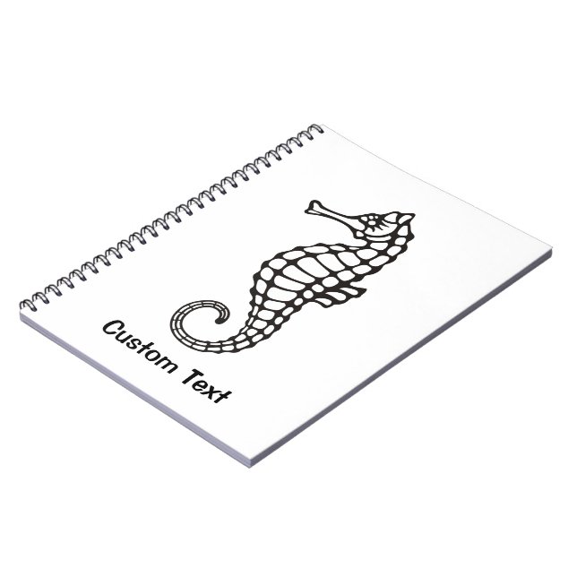 Carnet Seahorse Black (Côté gauche)