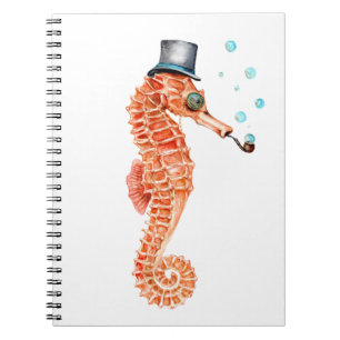 Carnet Seahorse Steampunk