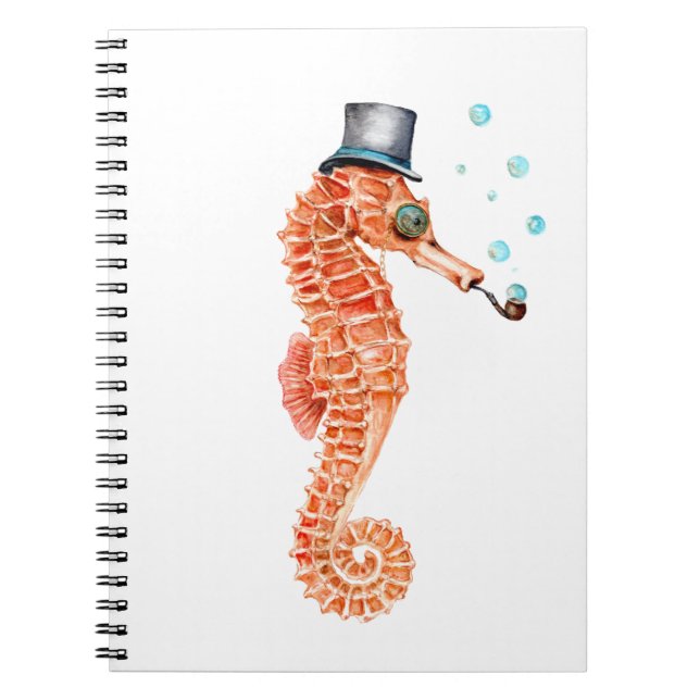 Carnet Seahorse Steampunk (Devant)