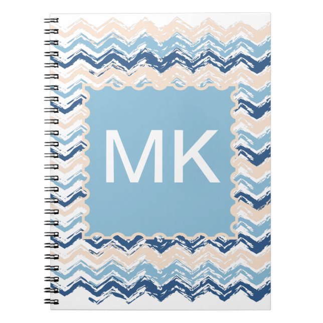 Carnet Seashore Scribble ZigZag (Devant)