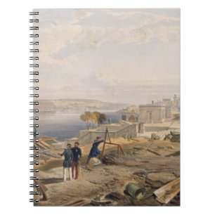 Carnet Sébastopol de l'arrière du fort Nicholas, plat f