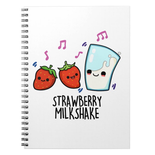 Carnet Secouage de Milk Shake aux Fraises Punition Alimen (Devant)