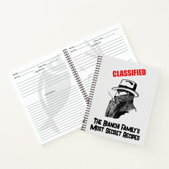 Carnet secret de recettes familiales (Intérieur)