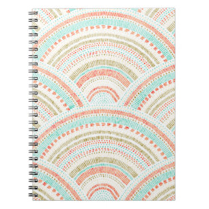Carnet Seigaiha Waves : Motif Vintage Wavy
