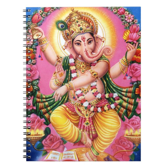 Carnet Seigneur Ganesha de danse (Devant)