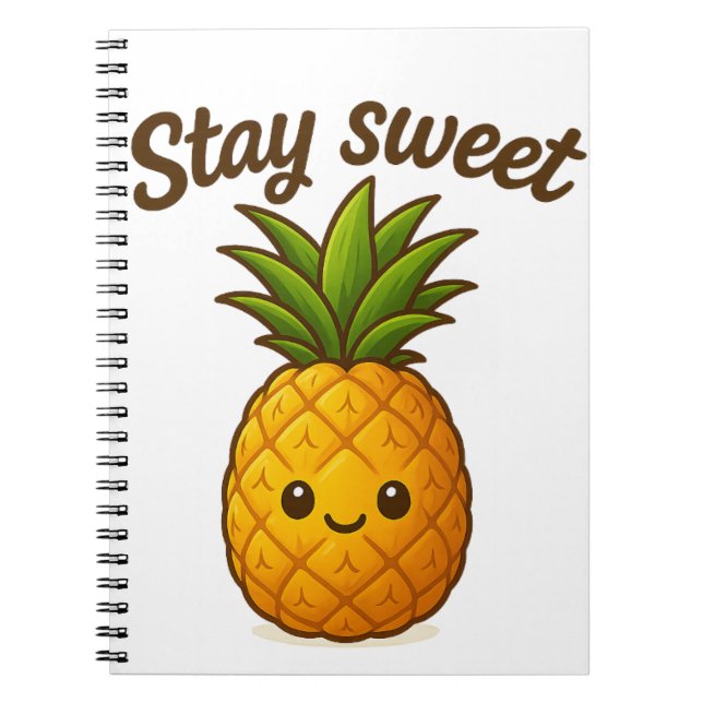Carnet Séjour sucré - Ananas mignon (Devant)