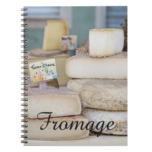 Carnet Sélection de Fromage Rustique Français (Devant)