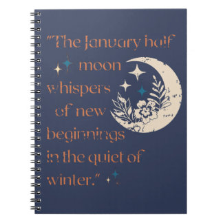 Carnet Semaine de janvier / Nouveau début / Vintage d'hiv