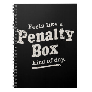 Carnet Semble être un joueur de hockey jour de boîte de p