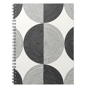 Carnet Semicules géométriques : motif simple.