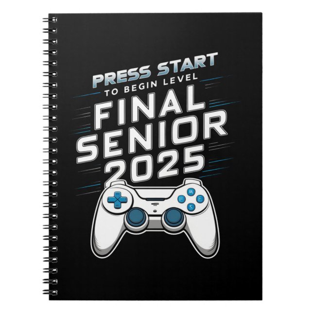 Carnet Senior 2025 Classe des Jeux Vidéo Gamer 2025 (Devant)