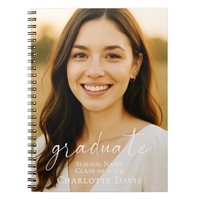 Carnet Senior year graduation photo script (Devant)