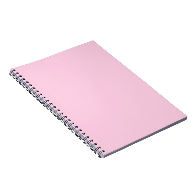 Carnet Sensibilisation au cancer du sein clair rose clair (Côté Droit)