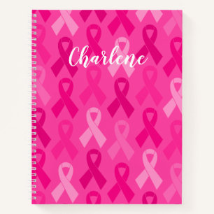 Carnet Sensibilisation au cancer du sein Motif de ruban r