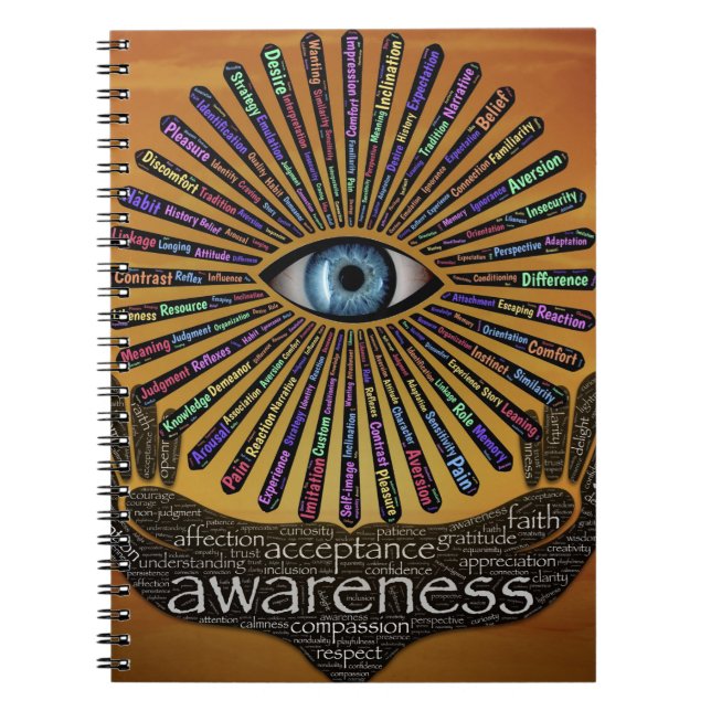 Carnet Sensibilisation Mineurs Oeil Inspiration Mot Art (Devant)