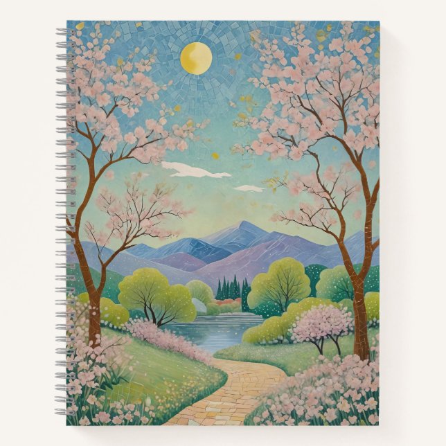 Carnet Sentier céleste de printemps (Devant)