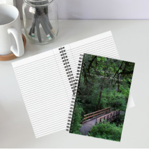 Carnet Sentier dans la forêt Citation John Muir