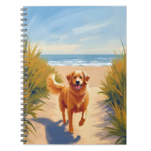 Sentier de la plage du Golden Retriever | Chien de