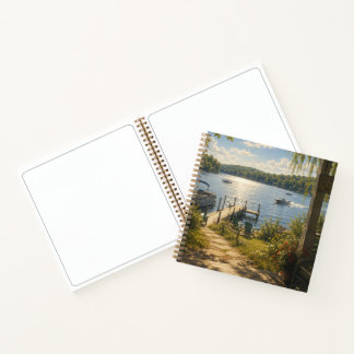 Carnet Sentier doré au bord du lac