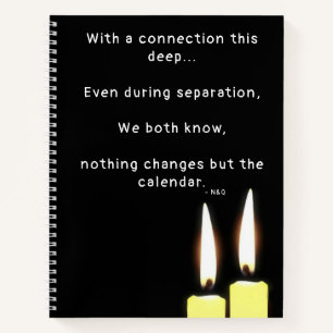 Carnet Séparation de l'âme à deux flammes