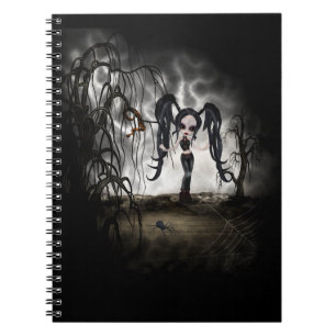 Carnet Sepia Goth Girl Vignette