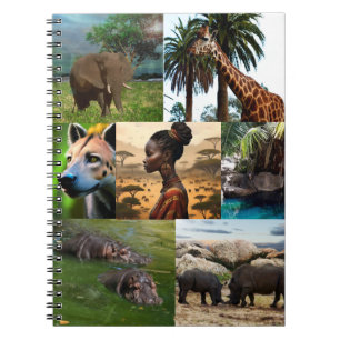 Carnet Sept Photos Collage Photo Inspiré Africain,