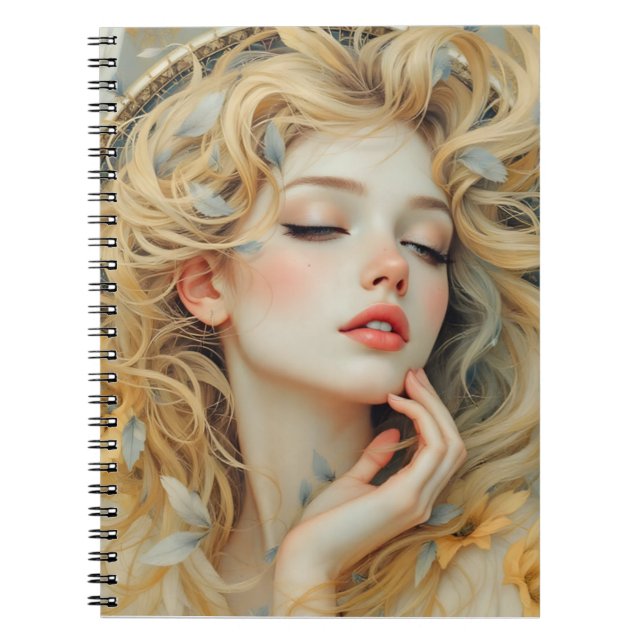 Carnet Seraphe d'or - Angel de lumière et de grâce (Devant)