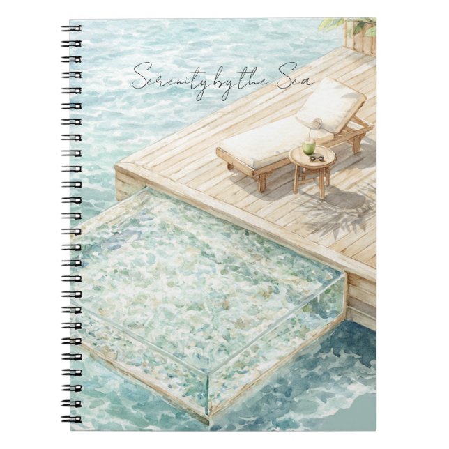 Carnet Sérénité au bord de la mer   (Devant)