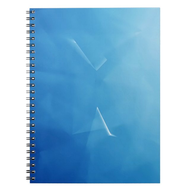 Carnet Sérénité bleue Abstraite (Devant)