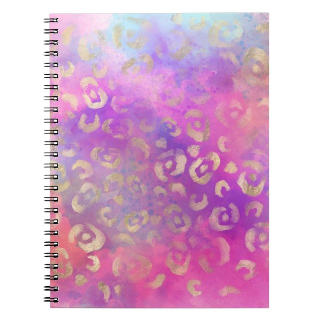 Carnet Série de design peinture léopard 11 (Devant)