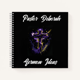 Carnet Sermon d'église de couverture double face personna