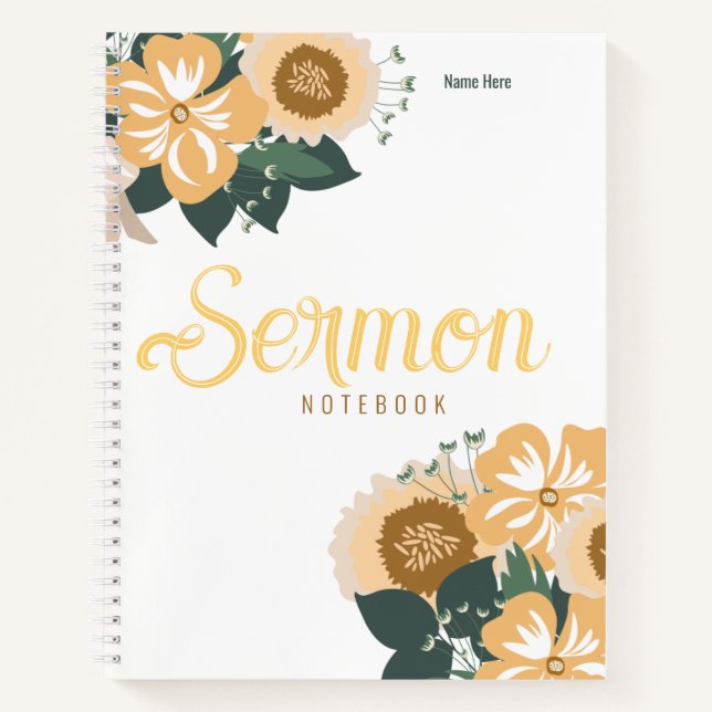 Carnet Sermon moderne (Devant)