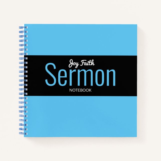 Carnet Sermon moderne (Devant)